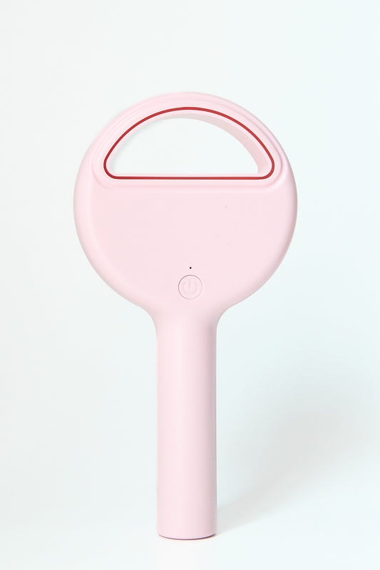 Soft Touch Portable Lash Fan – Blush Pink